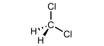 chemical structure of methylene chloride