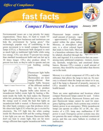 Compact Fluorescent Lamps first page pdf screenshot