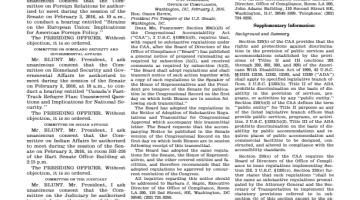 Cover Page Of The Congressional Record - Senate - S624-S632 - February 3 , 2016 PDF