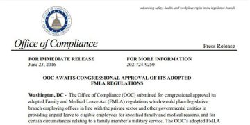 ooc adopts fmla regulations for congressional approval featured image