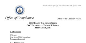 Featured Image of the OOC Procedures: Update and Review - Outline pdf