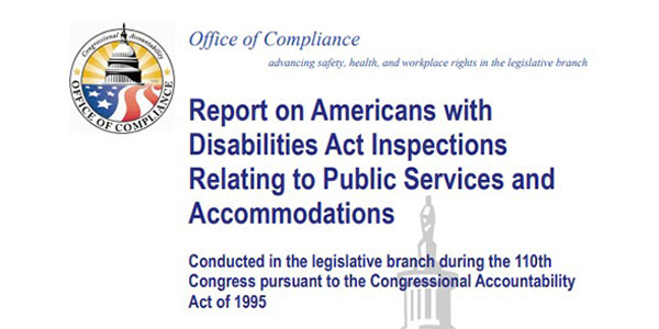 ADA Biennial Inspection Report for the 110th Congress (Dec 2009) featured image