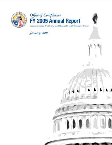 FY 2005 Annual Report first page PDF screenshot