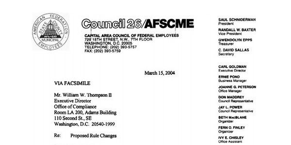 Featured Image of the AFSCME: Comments on Procedural Rules PDF