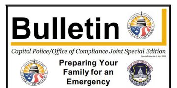 Featured Image of the Capitol Police / Office of Compliance Joint Special Edition: Preparing your Family for an Emergency PDF