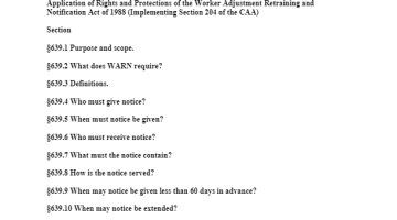 Cover page Substantive Regulations Adopted by the Board of Directors of the Office of Compliance and Approved by Congress Extending Rights and Protections Under the Worker Adjustment and Retraining Notification Act of 1988 pdf