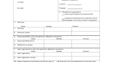 Cover Page Of The Representation Petition - Form 1351D - 2019 PDF