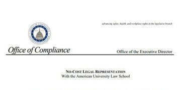 Futured Image of the No-Cost Legal Representation with American University Law School pdf