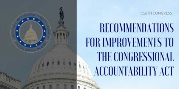 Featured Image of the Recommendations for Improvements to the Congressional Accountability Act - 116th Congress pdf