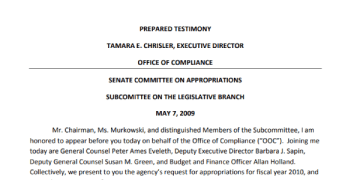 senate committee on appropriations subcommittee on the legislative branch may 7 2009 featured image pdf cover