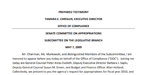 senate committee on appropriations subcommittee on the legislative branch may 7 2009 featured image pdf cover